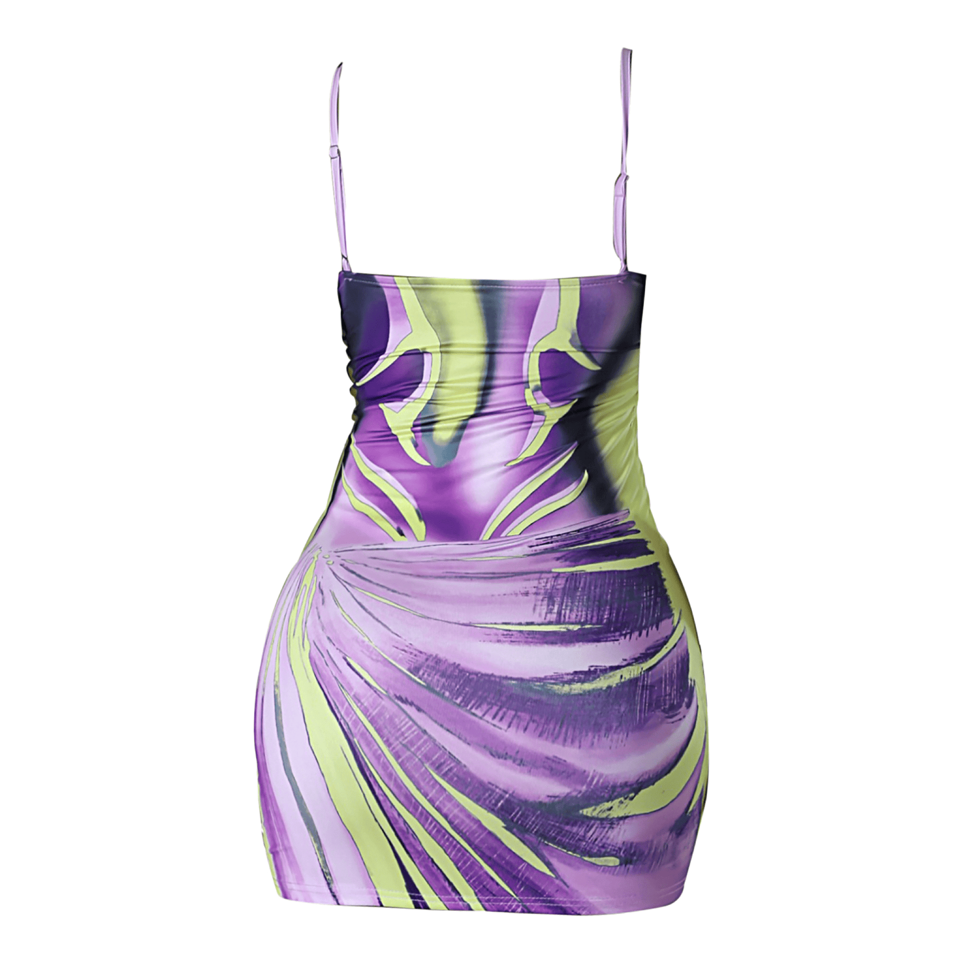 Loveit Style Boutique Womens Summer Bodycon Dress- Purple Mini Dress